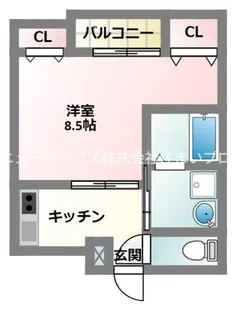 コート八重桜【1階】の間取り