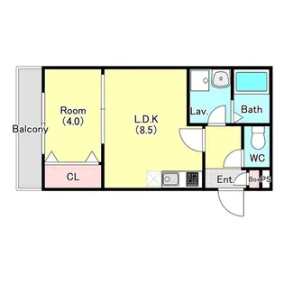 ジーメゾン岩槻モデラート【2階】の間取り