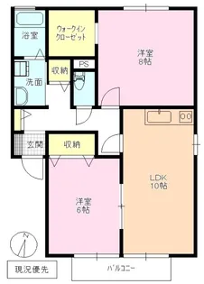 ブリックガーデン C棟【1階】の間取り