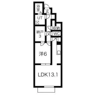 フォレストメゾン増尾台【1階】の間取り