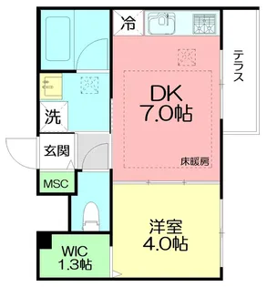 Solmare Kugenuma【1階】の間取り