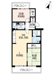 UR鈴の宮【3階】の間取り