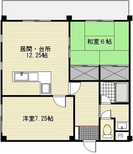 マックロードビル【2階】の間取り