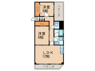 浅野ビル【4階】の間取り