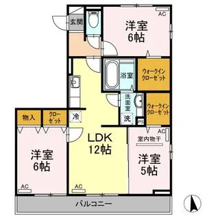 スターライトテラス【3階】の間取り