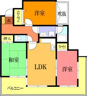レジデンスマルミットドール【2階】の間取り