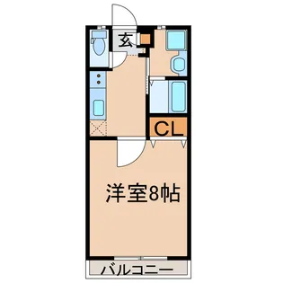 ピンクローズ【1階】の間取り