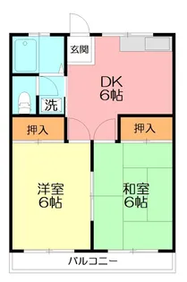 サンハイム桜ヶ丘【2階】の間取り