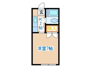 八木山ハイツ【1階】の間取り