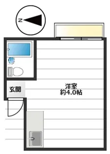ハイツ西台A【1階】の間取り