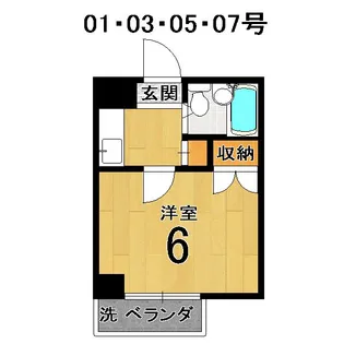 マンションTATSUMIYA【3階】の間取り