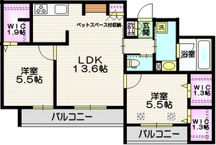 Belle Grace【3階】の間取り