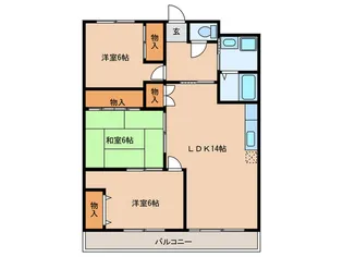 ファミ-ルT.J【3階】の間取り