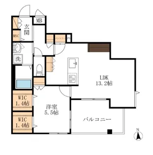 DEL・SUR Court【3階】の間取り