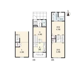 プレミアムアイランド日の出IVの間取り