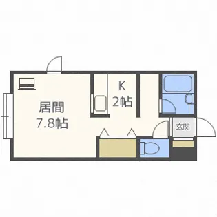 プランドール西岡【2階】の間取り