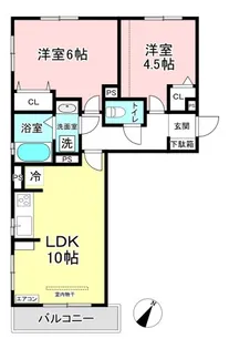 アネシス【2階】の間取り