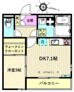 レジデンスSAKURAMORI【1階】の間取り