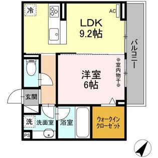 Dcrest馬渕【1階】の間取り