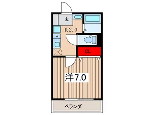 f‐cubeII【1階】の間取り