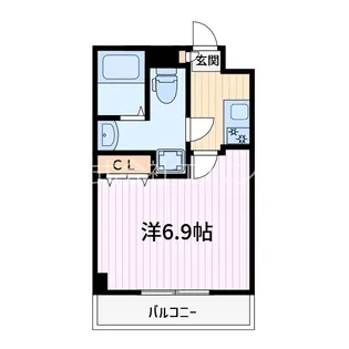 アルファコート蕨7【8階】の間取り