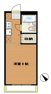 フローラ内田【1階】の間取り