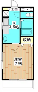 リバーサイド【2階】の間取り