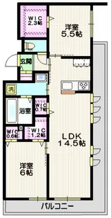 アーバンフォレスト.並木【3階】の間取り