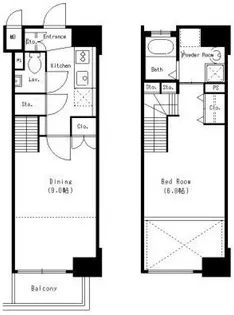 Dormouse Castle【13階】の間取り