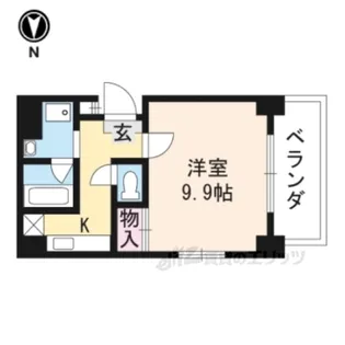ヴァン・ウエスト【3階】の間取り