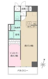 フレア・F【2階】の間取り
