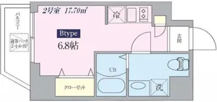 ALBA扇橋【4階】の間取り