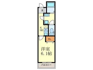 ベネ・ヴィータ【3階】の間取り