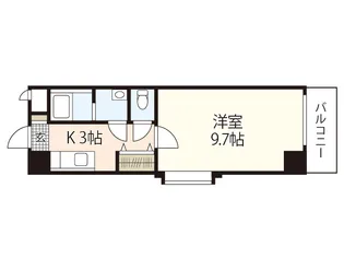 Villa大原駅前【9階】の間取り