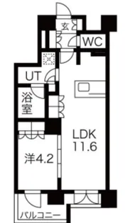 サットンアリビオ八王子【3階】の間取り