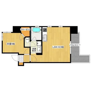 ベイシャトー【7階】の間取り