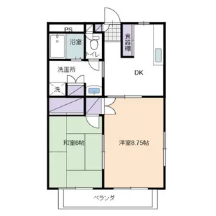 MBエクセレントII【1階】の間取り