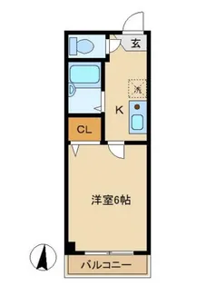 ナシェレII【3階】の間取り