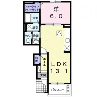 スカイプラス Y【1階】の間取り