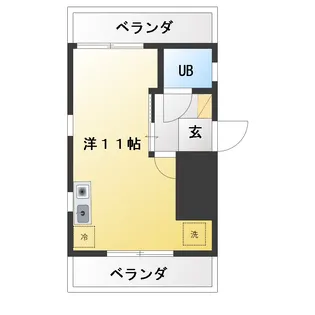 シティマンション新瑞東【6階】の間取り