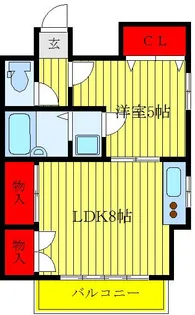 竹上ビル【2階】の間取り