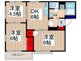 サニーハイツ.【2階】の間取り