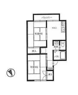 メゾン・クレールII【2階】の間取り