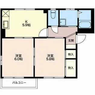 ディアス ミレニアム【1階】の間取り