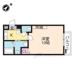 アークリード大津【4階】の間取り