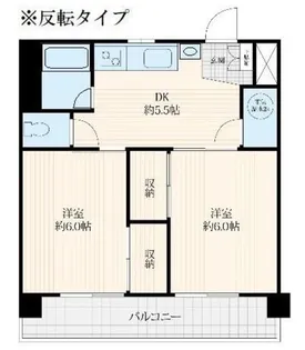 ノースメインビル【4階】の間取り