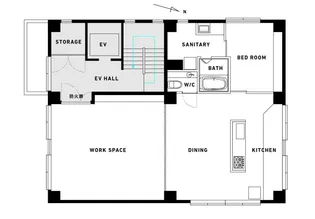 福應ビルヂング【3階】の間取り