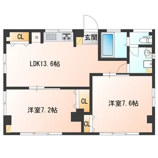 浅沼ビル【2階】の間取り