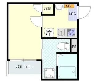 カローレ鶴見【2階】の間取り