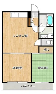 ハイスクエア イシイ【2階】の間取り